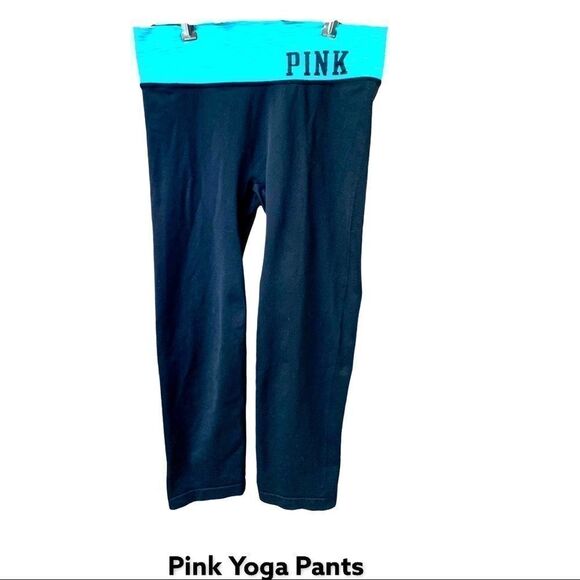 Pink Victoria Secret Yoga Capri Pants - Picture 1 of 6